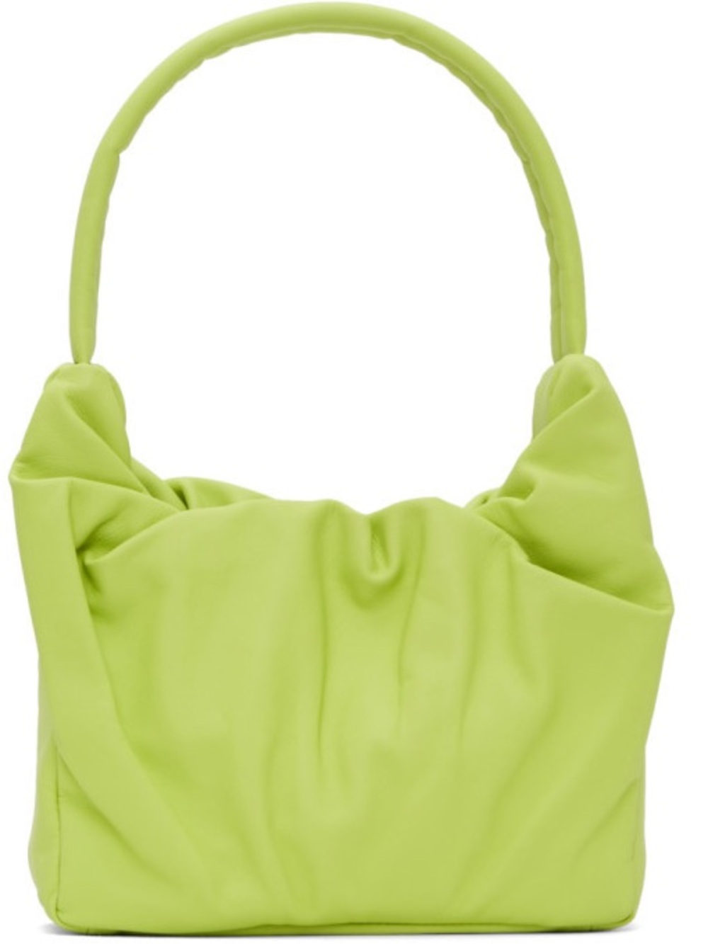 STAUD Felix Leather Bag Kiwi Green